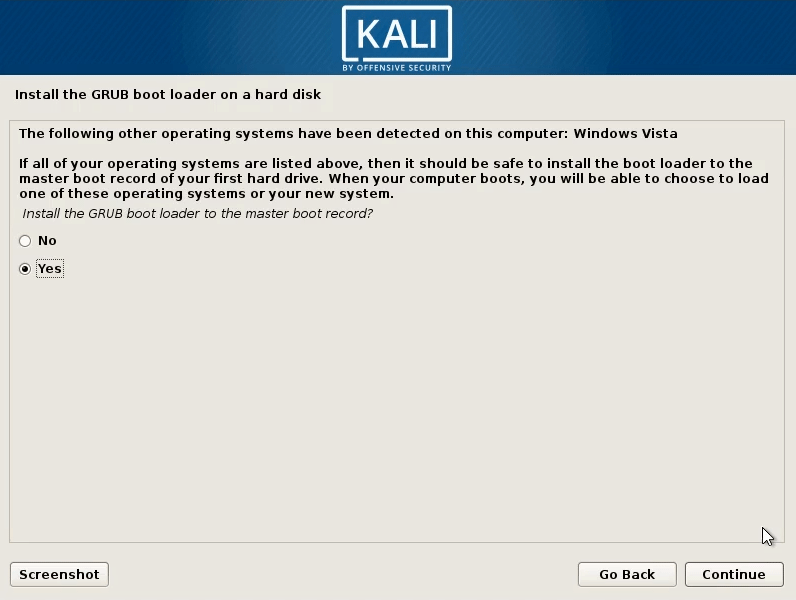 need the kernel for kali linux usb